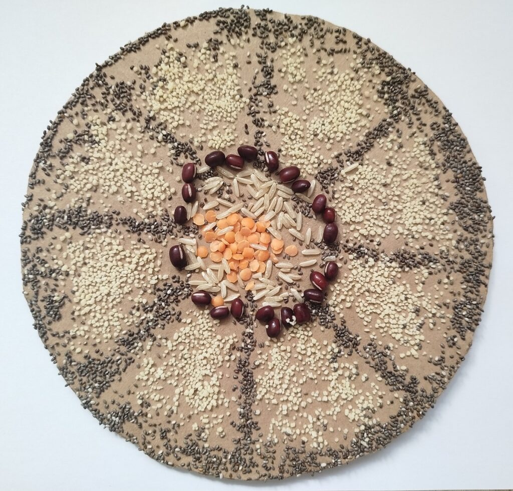 tvoření s dětmi mandala