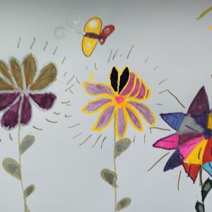 květinové tvoření s dětmi